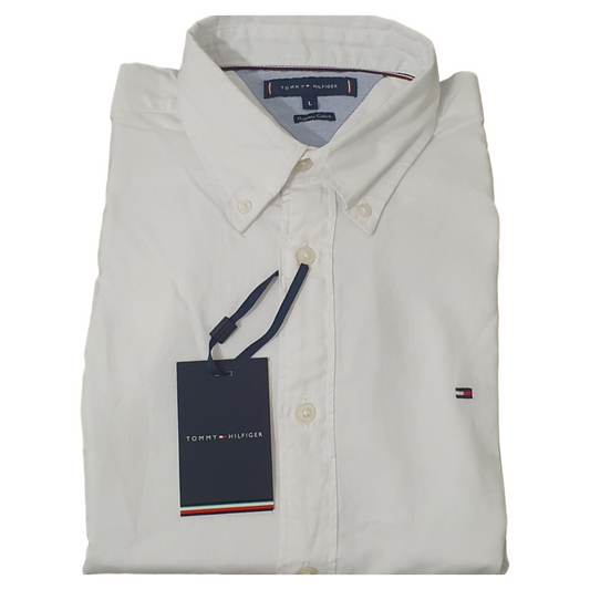 TOMMY HILFIGER   חולצה אוקספוד בשרוול ארוך בגיזרה Regular Fit